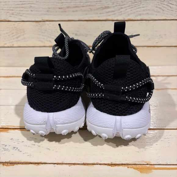 Under Armour Fat Tire Black and White Athletic Shoes with Lightweight Design - Picture 5 of 10